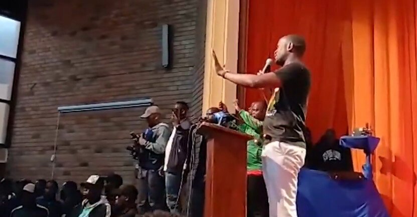 Sifuna speech interrupted as police try to access NDC