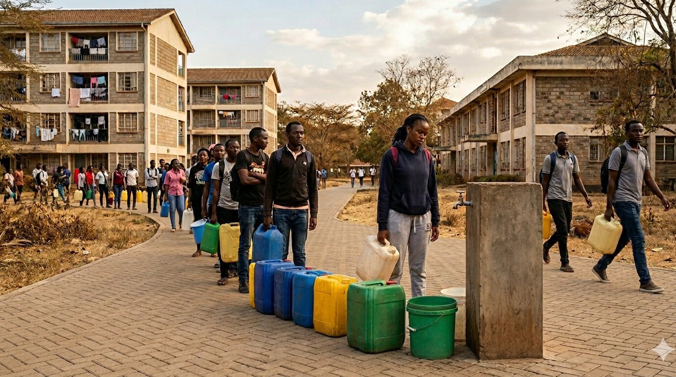 My struggle with water shortages at University of Nairobi hostels